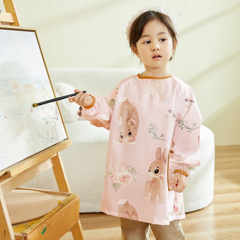 Art Craft For Preschool - قميص واقٍ من الماء للأطفال بأكمام
