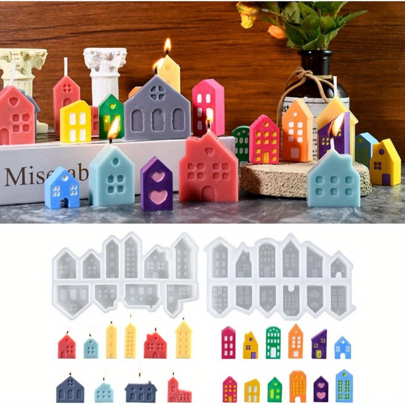 Art Craft House Making - النمط الأوروبي عيد الميلاد منزل قالب