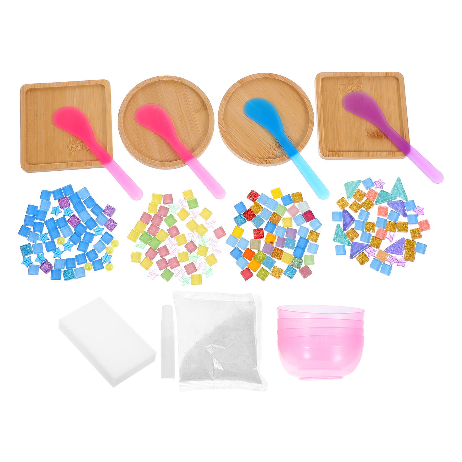 Mosaic Tile Supply - 4 مجموعات من أدوات فسيفساء قواعد