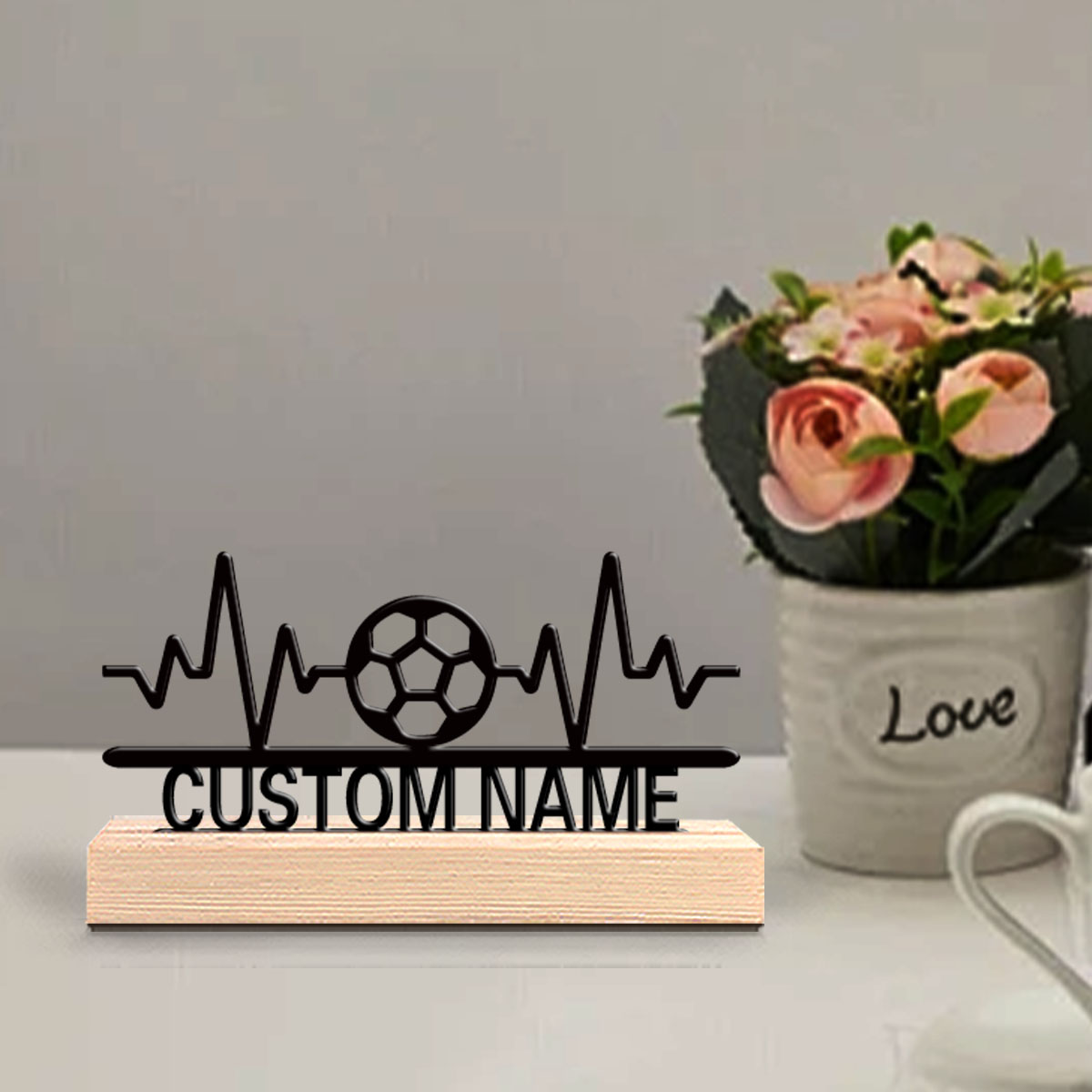Art Craft Us - تمثال معدني بسيط على شكل كرة