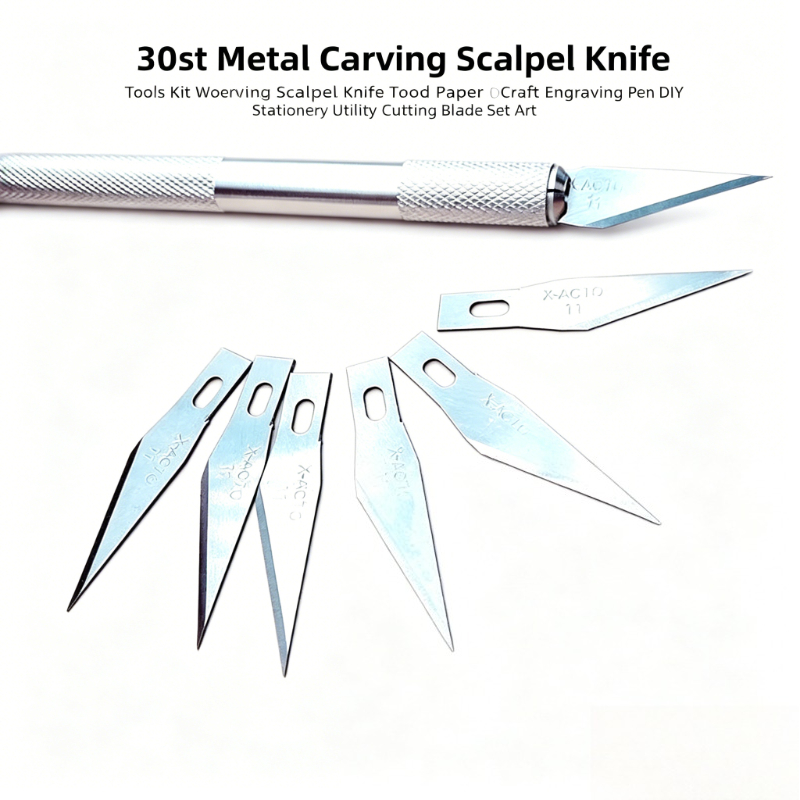 طقم 30 قطعة من سكاكين النقش ال - مراجعة Art Craft Knife وسعره