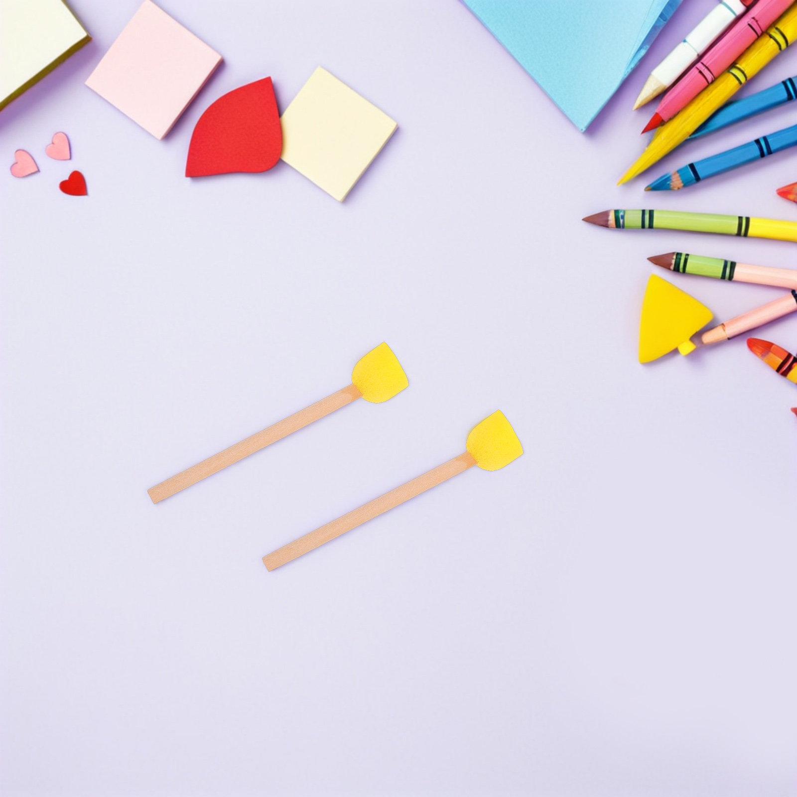 80 قطعة من فرش الطلاء الإسفنجي - مراجعة Art Craft For Preschool وسعره