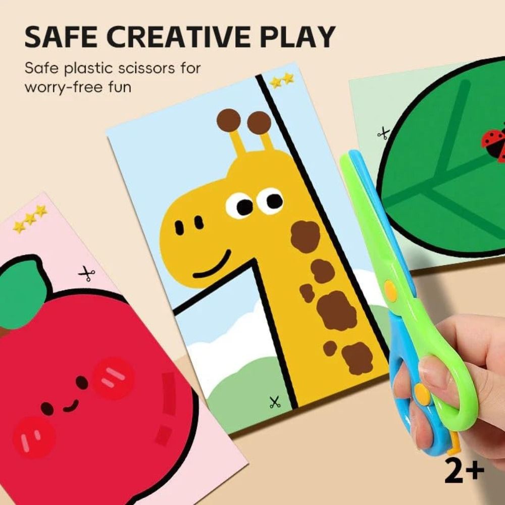 مجموعات أدوات قص الورق الآمنة  - مراجعة Art Craft For Preschool وسعره